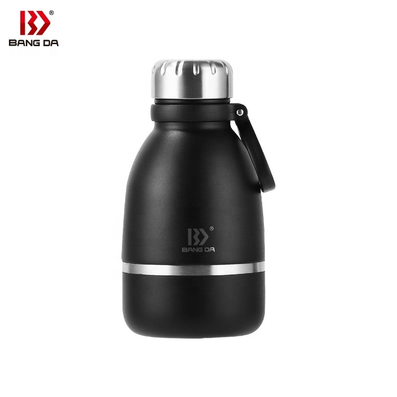 Branded Water Bottle Vacuum Flask with Bowl Design Portable Large Capacity Stainless Steel New Camping Gym Metal CLASSIC Outdoor