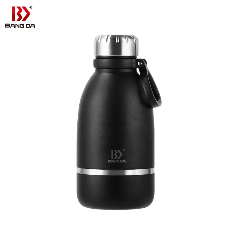 Branded Water Bottle Vacuum Flask with Bowl Design Portable Large Capacity Stainless Steel New Camping Gym Metal CLASSIC Outdoor