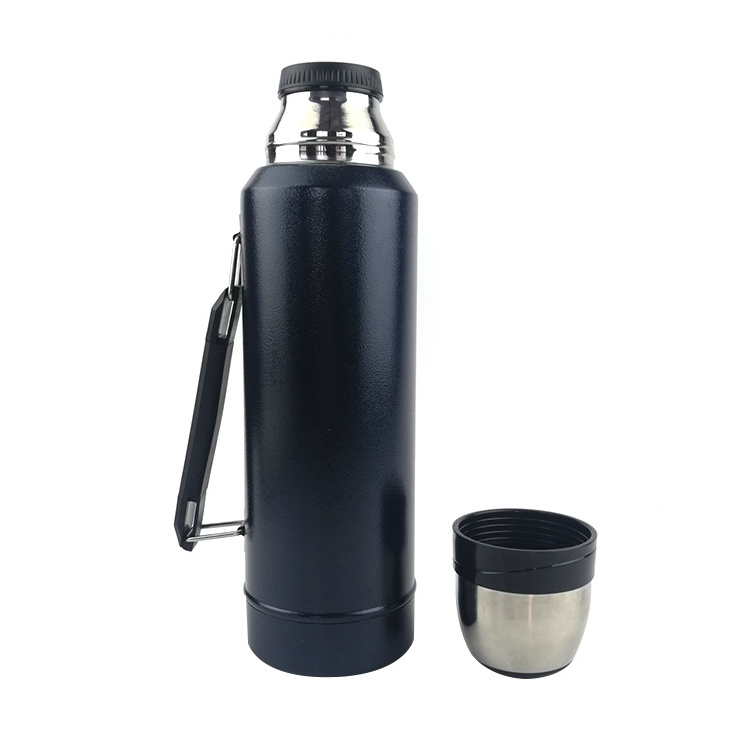 Outdoor bottle with handle stainless steel travel bottle 20oz travel tumbler