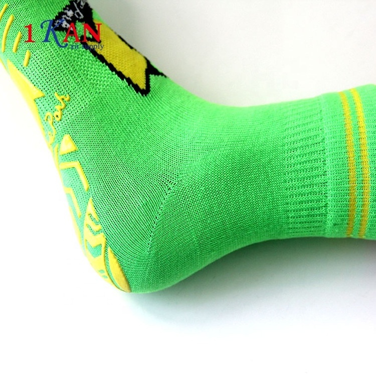 Get Air custom woven kids socks anti slip inflatable zone longer socks good quality