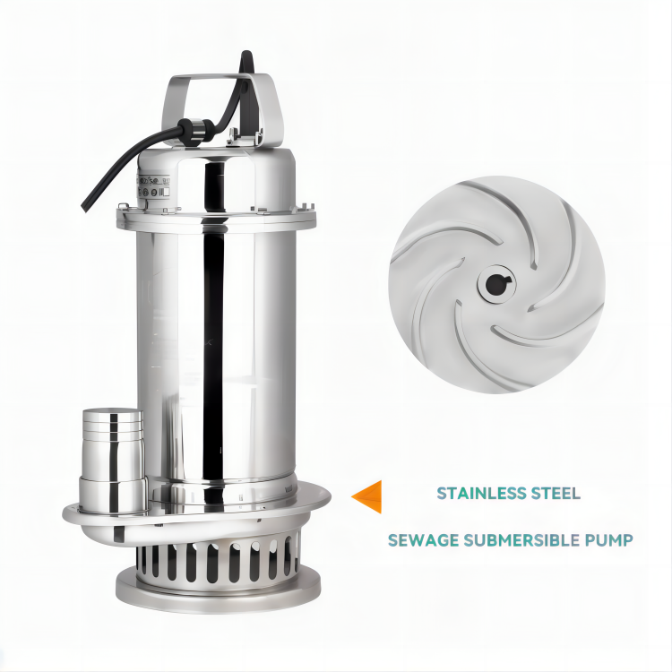 Stainless Steel Hot Sale WQD Corrosion Resistant Sewage Stainless Steel Submersible Water Pump For Dirty Water