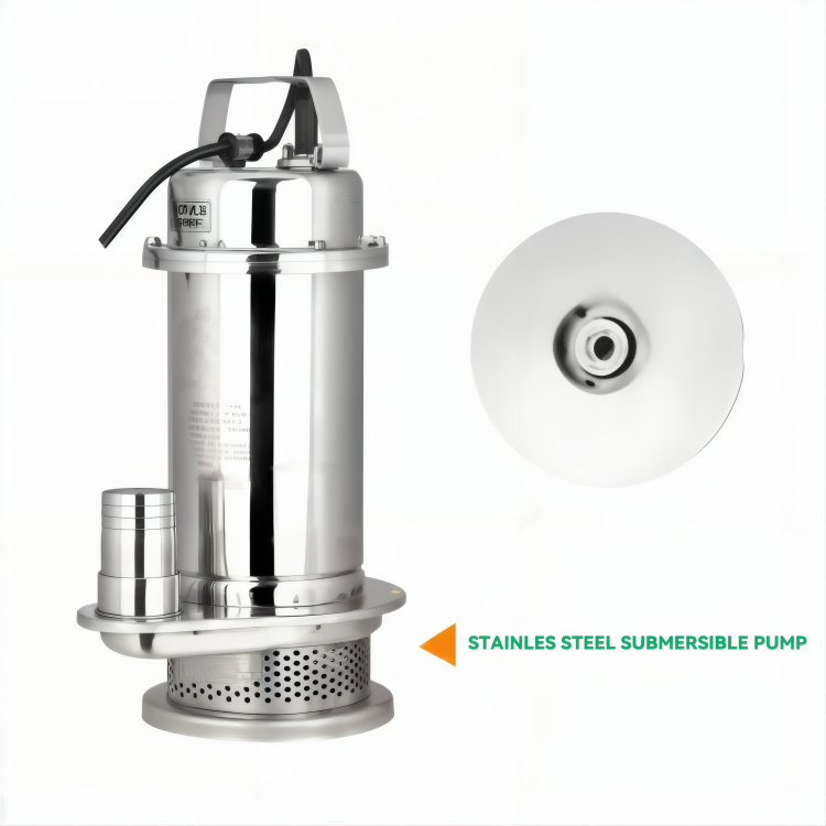 Stainless Steel Hot Sale WQD Corrosion Resistant Sewage Stainless Steel Submersible Water Pump For Dirty Water