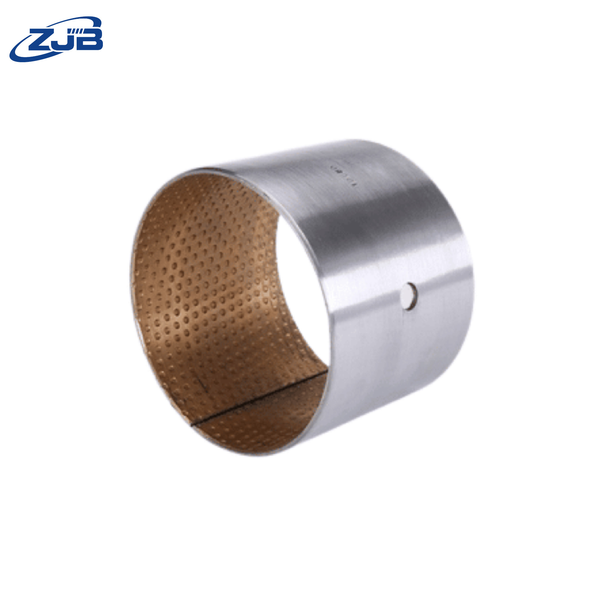 High Precision Bimetallic Bushings Zinc Plated Tinned Steel Bushings Self Lubricating Bearing