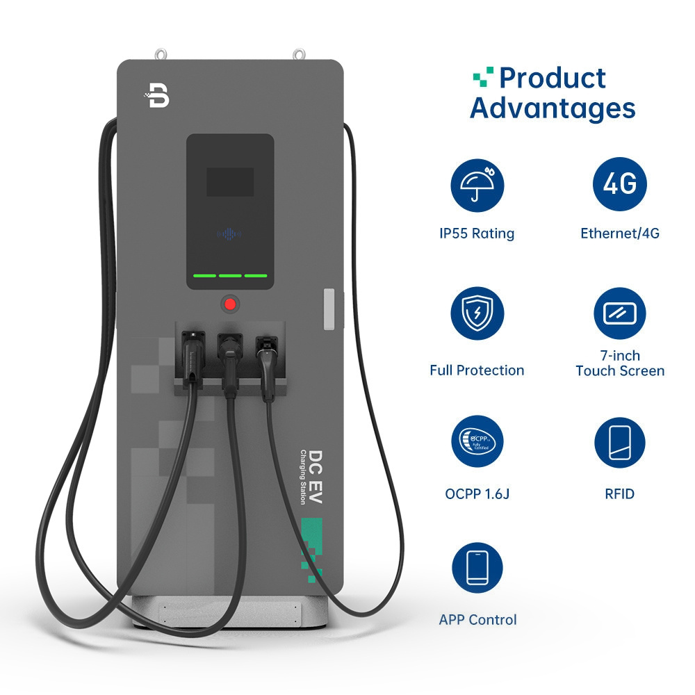 BENY Ev Ccs2 Dc Chargers Ev Charger Level 3 30kw 50kw 60KW 240KW Dc Fast Charging Station For Electric Vehicles