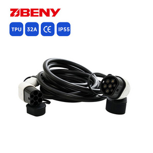 Beny Oem Mode 3 Home Portable Ev Car Charger Cable 22kw 7kw Electric Vehicle Charging Cable Type 2 To Type 2,J1772 ,GB/T