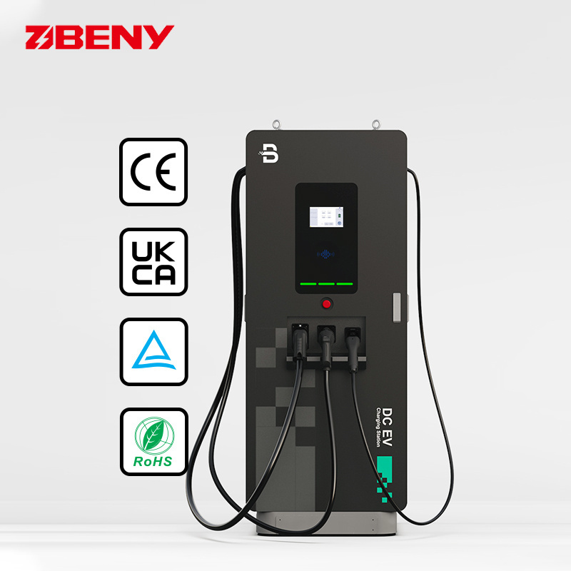 BENY Industrial 60kw 120kw Commercial EV Charger Station Fast Chademo CCS2 GBT Electric Vehicle Charging Pile With CE