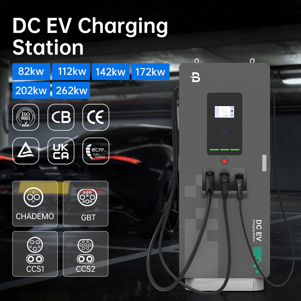 BENY Industrial 60kw 120kw Commercial EV Charger Station Fast Chademo CCS2 GBT Electric Vehicle Charging Pile With CE