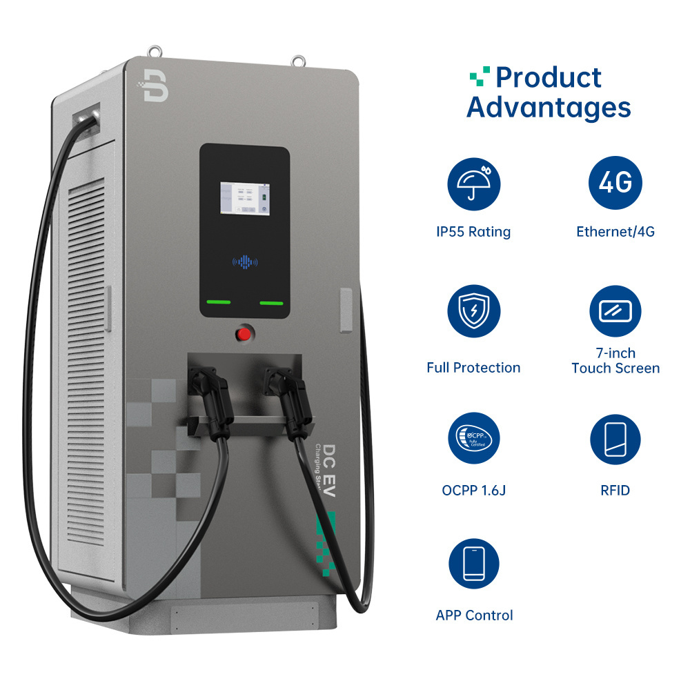 BENY DC EV Charger Station Fast Charger 240KW CCS1 CCS2 Chademo GB/T EV Car Charging Station With OCPP