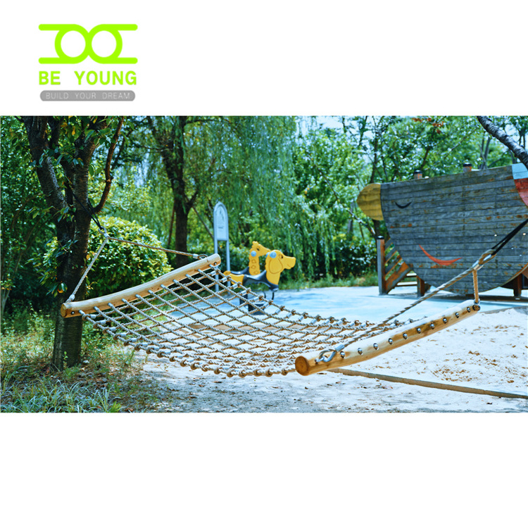 Variable Width Hammock Custom Pattern Classic Swings Patio Furniture Swing Bed Twisted Cord For Garden Eco-Friendly