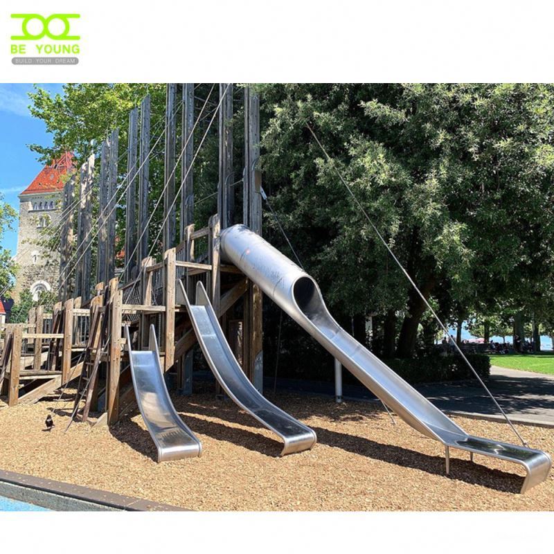 Outdoor Tower Slide Tunnel Single Sports Rubber Sliding Pool For Playground Buy Pvc Large Slip And Adult Children Water Swing