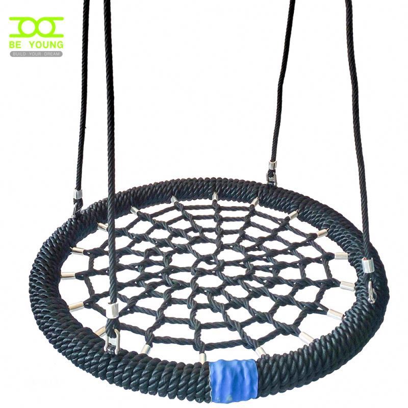 Three Person Swing Single Chair For The Roof Flying Rope Rocking Hanging Cloth Freestanding Swings Basket Sofa Steel Hammock