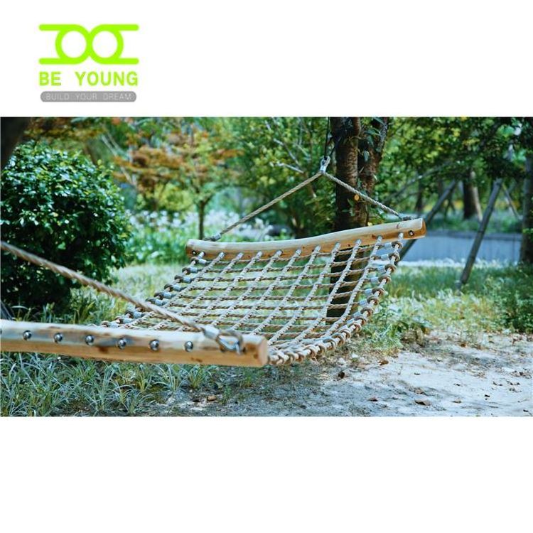 Hammock Webbing For Outside Large Netting Make Rope Thick Nylon Mesh Natural Relaxer Tree Net Safety Wooden Indoor Playground