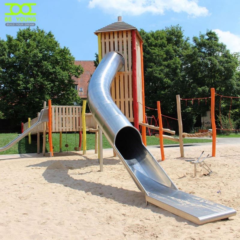 Tube Slide Hdpe Big Jungle Clear Home Pool Slides Metal Playground Plane Stair Kids White Adult Wooden Open Spiral Slider Parts