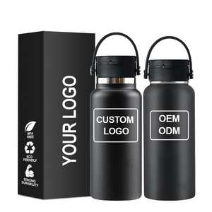 2024 Hot Sale Custom Logo 16oz 18oz Aqua Flask Sports Thermos Vacuum Insulated Double Wall Stainless Steel Water Bottles