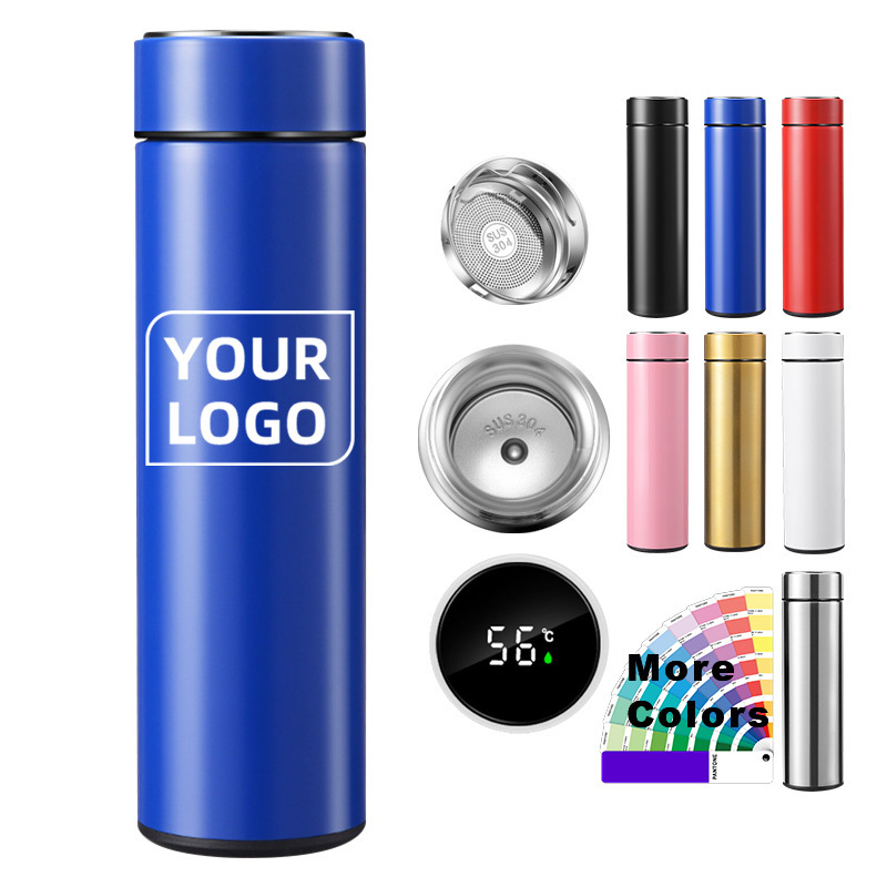 500ml Intelligent Digital Termos LED Temperature Display Stainless Steel Smart Vacuum Flask Insulated Thermos Water Bottle