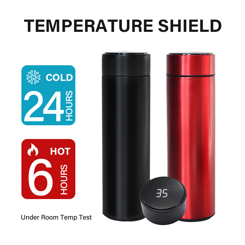 500ml Intelligent Digital Termos LED Temperature Display Stainless Steel Smart Vacuum Flask Insulated Thermos Water Bottle