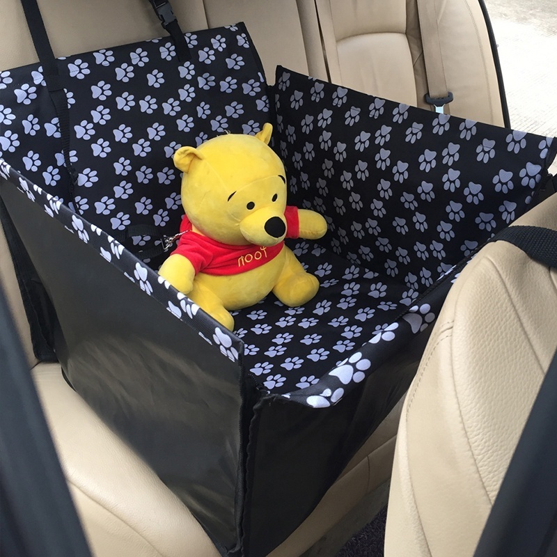 Wholesale Washable Reusable Car Armrest Pet Safety Seat Dog Car Seat Bed With Side Flap