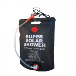 20L black solar heating outdoor emergency neccessity bag camping portable shower