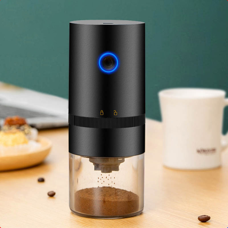 High Performance rechargeable coffee grinder electric burr grinder coffee mill with low moq