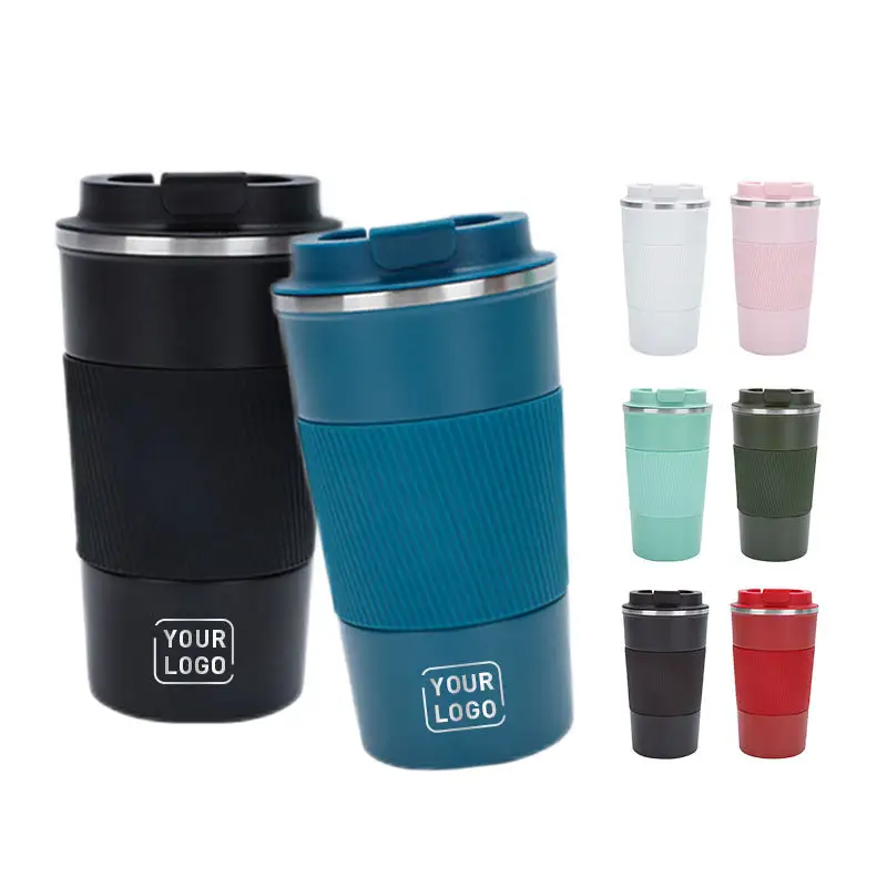 Travel Coffee Mug, Stainless Steel Vacuum Insulated Coffee Mug with Leakproof Lid, Double Walled Reusable Coffee Travel Mug