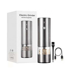 Electric Rechargeable Pepper Mill And Salt Grinder Set  With Ceramic Mechanism