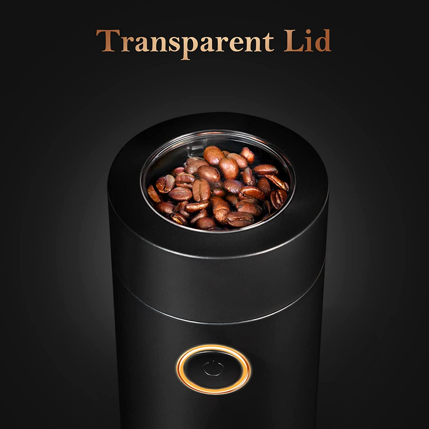 Mute Coffee Grinder Continuous even grinding electric spice grinder Suitable for beans, spices, pepper and salt Vanilla mini cof