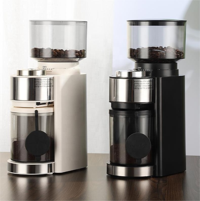 Professional Spatter-proof Anti-clogged Industria Coffee Machine Electric Conical Burr Commercial Coffee Grinder  for Espresso