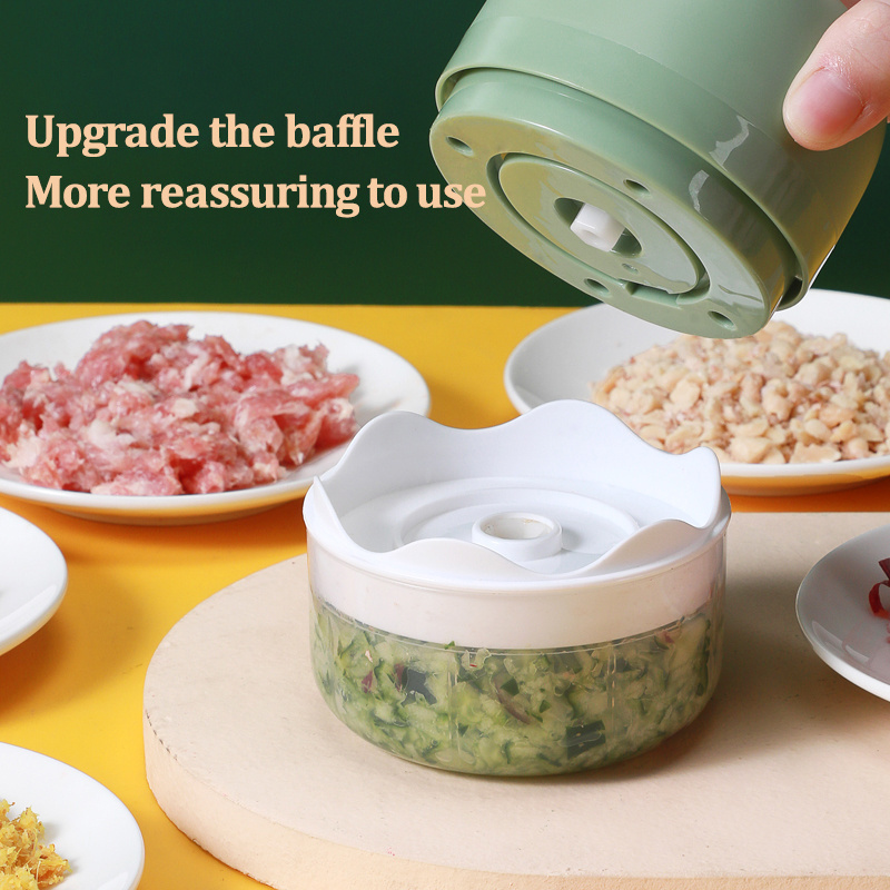 250 ML electric mini food Processor Wireless Portable Rechargeable Vegetable Processor Electric Mini Garlic Food Chopper