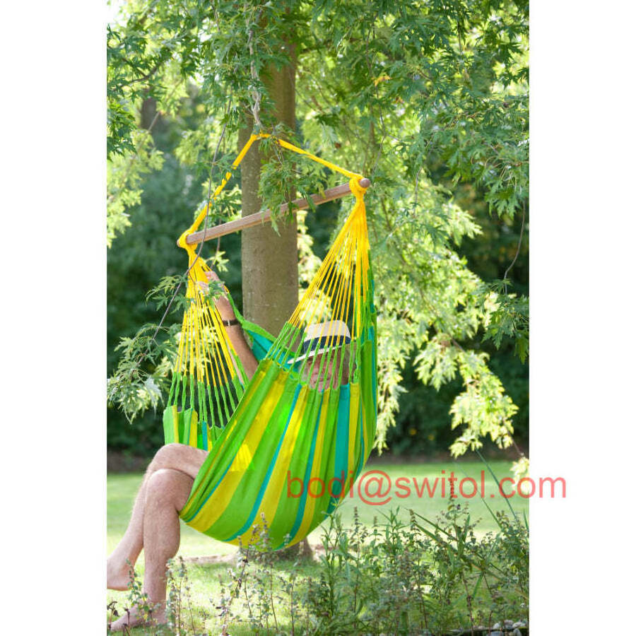 BODI Hamak Indoor and Outdoor Usage Large Size Seat Chair Patio Bedroom and Tree Hanging Durable Swinging Hammock Chair