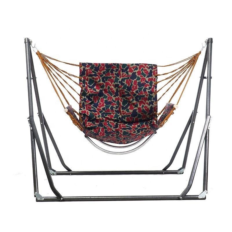 BODI Double Hammock Two Person Adjustable Hammock Bed with Space Saving Steel Stand