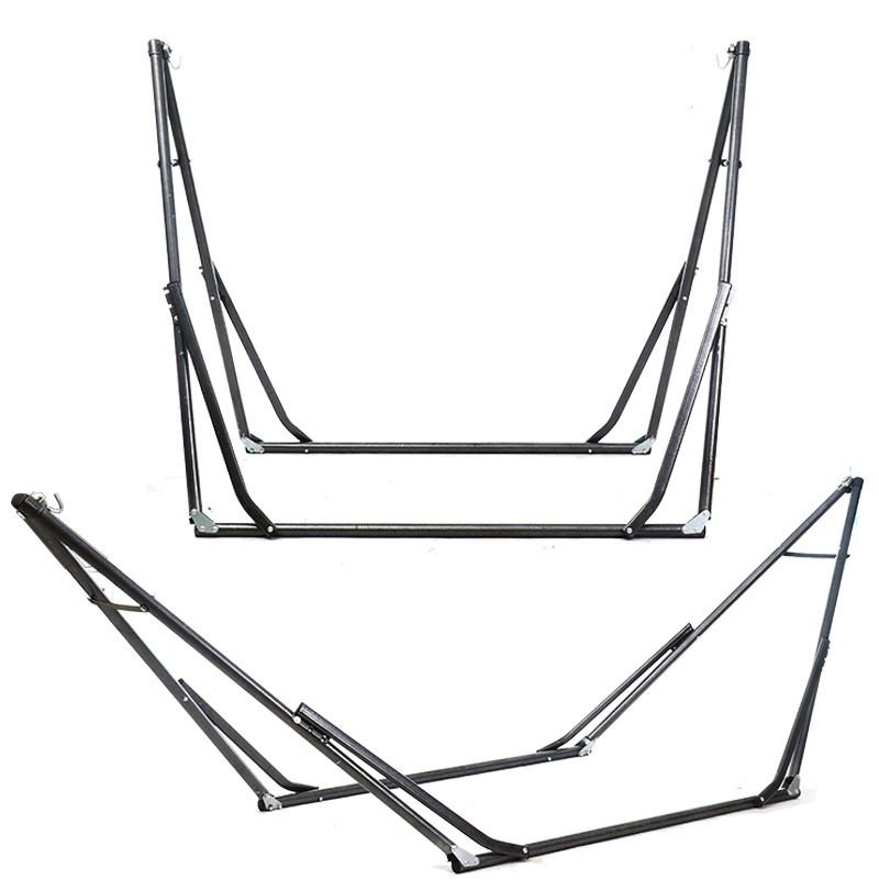 BODI Double Hammock Two Person Adjustable Hammock Bed with Space Saving Steel Stand