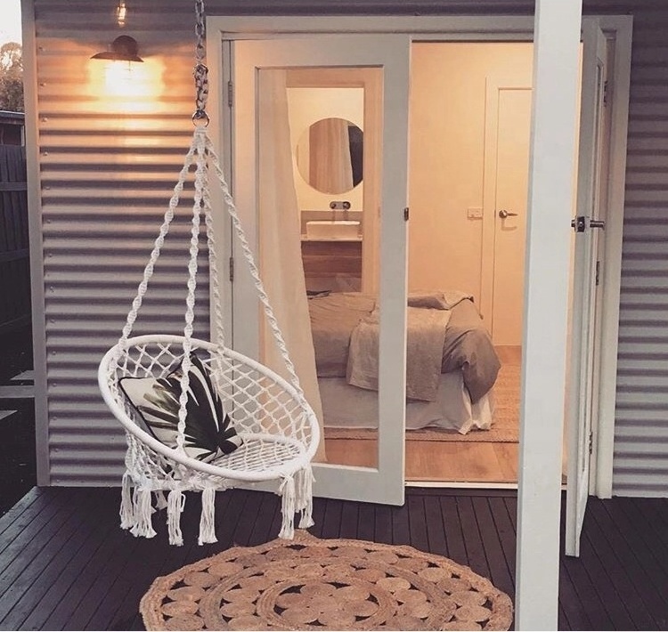 BODI Outdoor Indoor Handmade Custom Design Macrame Hanging Baby Adult  Rope Hammock Chair Swing