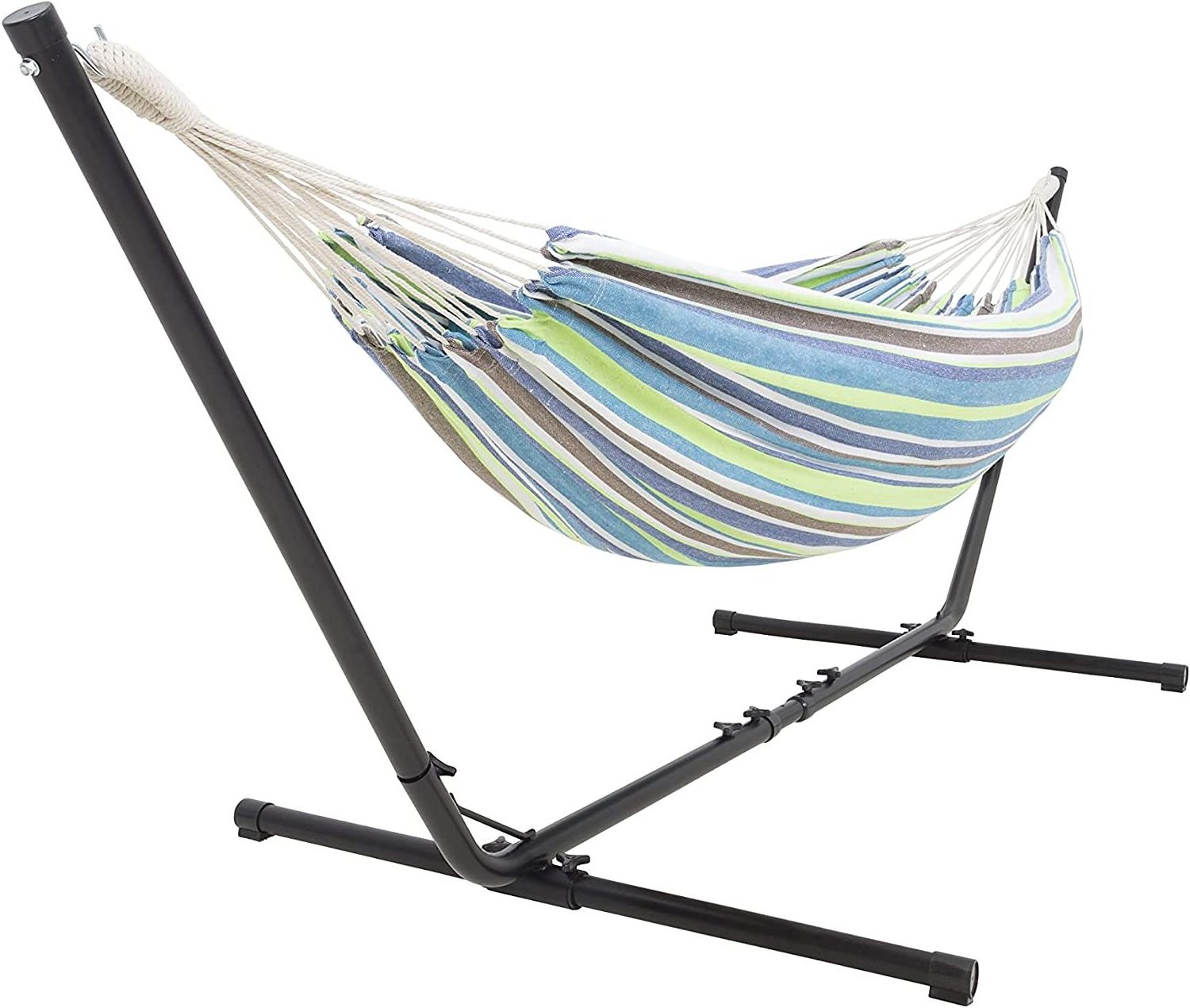 BODI heavy duty portable canvas hammock travelling hammock stand hitch