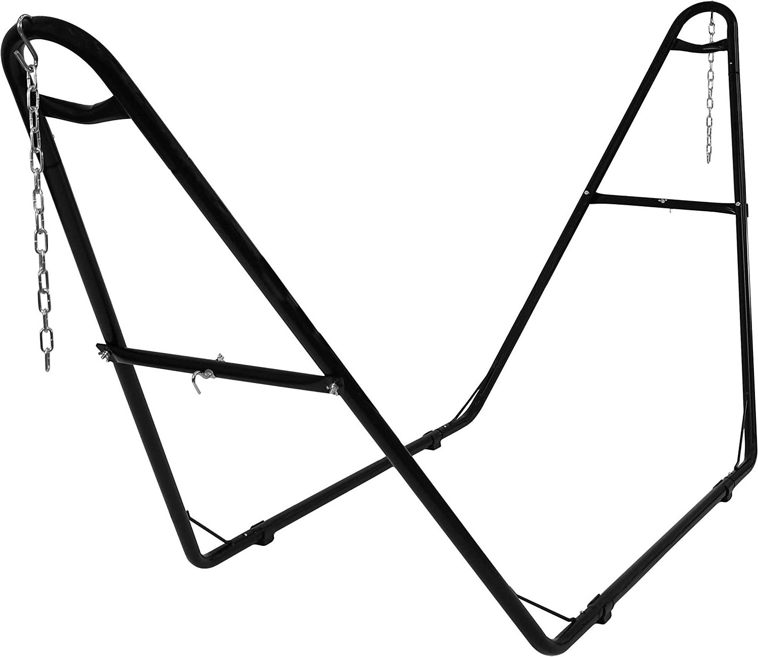 BODI Multi-Use Heavy-Duty Steel Hammock Stand, 2 Person, Fits Hammocks 9 to 14 Feet Long