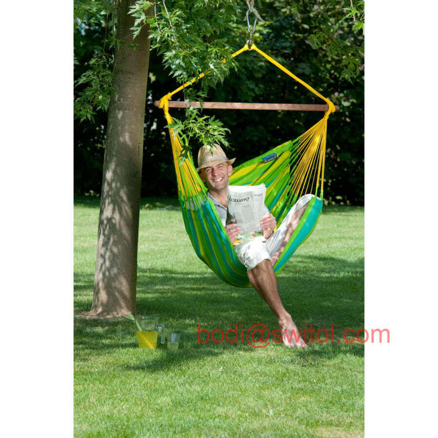 BODI Hamak Indoor and Outdoor Usage Large Size Seat Chair Patio Bedroom and Tree Hanging Durable Swinging Hammock Chair