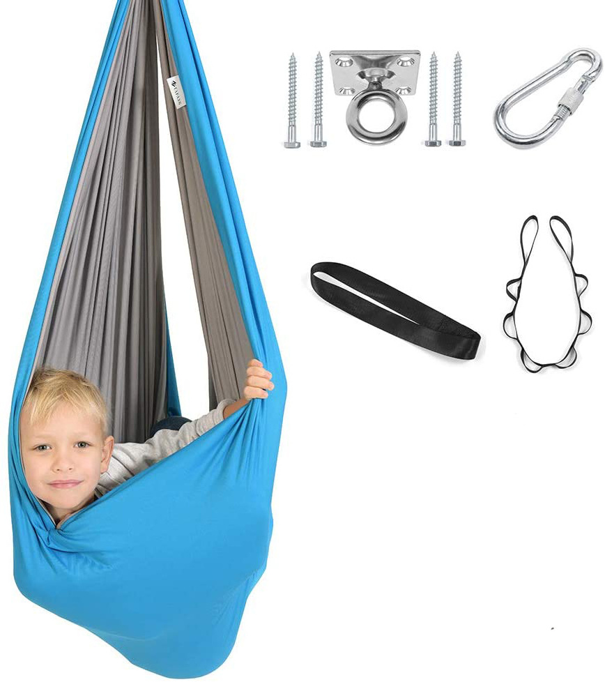 BODI 360 Swivel Hanger Double Layer Reversible Sensory Therapy Swing for Children & Adults