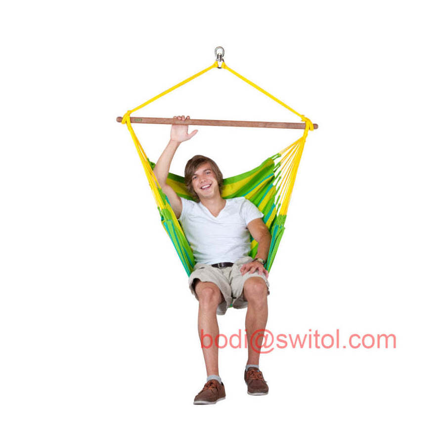 BODI Hamak Indoor and Outdoor Usage Large Size Seat Chair Patio Bedroom and Tree Hanging Durable Swinging Hammock Chair