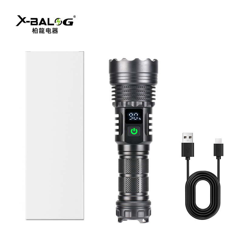 Portable dimmable flashlight tactical powerfull laser multifunctional zoom flashlight