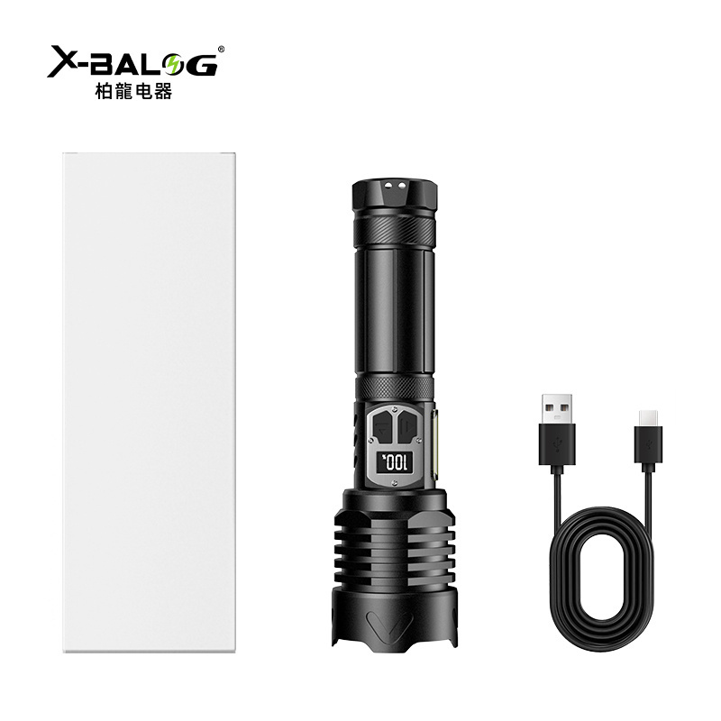 Professional Tactical zoomble waterproof flashlight for diving 50w white laser flashlights