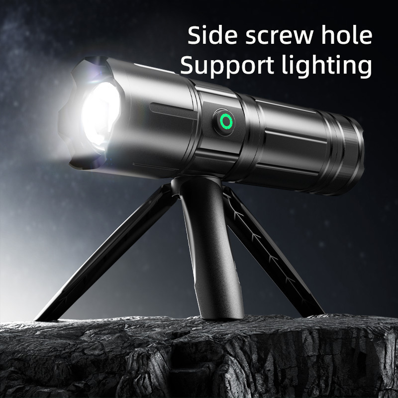 Led flashlight torch super powerful camping flashlight led tent lamp for outdoor high quality flashlight