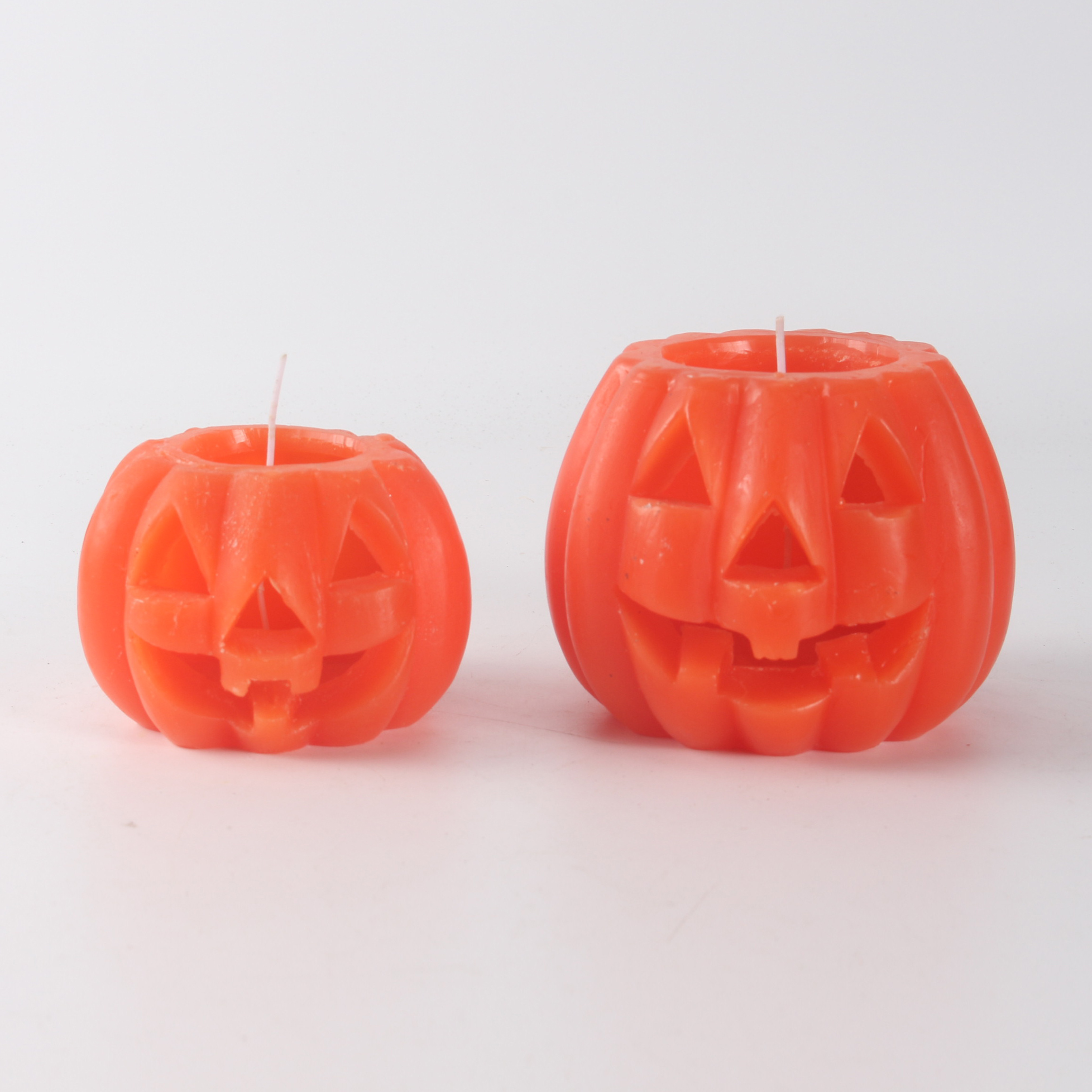 Pumpkin Shape Halloween candle holder Christmas Eve Pumpkin Gift Set Atmosphere Decoration Halloween Pumpkin shaped Candles Jar