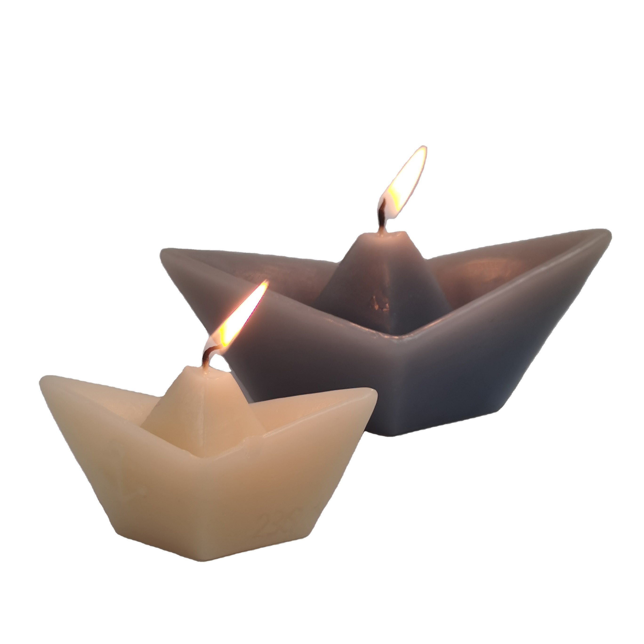 Boat Shaped Candles Costumes Logo 100% Soy Wax Flameless Wholesale Vendors Wholesale Private Label Glass Jar Scented Candle