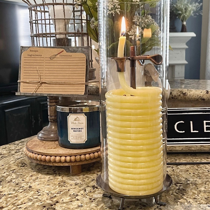 New Design Candle by the Hour 80-Hour Horizontal Vertical Candle, Eco-friendly Beeswax with Cotton Wick Specialty Candles