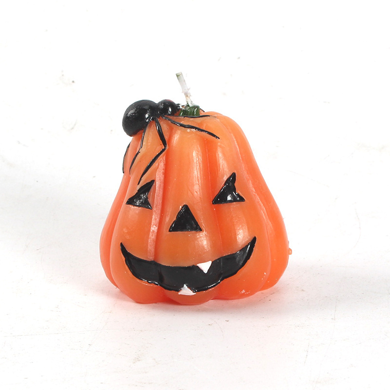 WHOLESALES  CRAFT SILICONE MOULD  Pumpkin Spice Candles HALLOWEEN PUMPIK CANDLE Small Decorative Candle