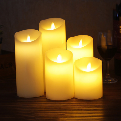 Wholesale Professional Supplier Rechargeable Large Size Pillar Led Electric Candle For Party