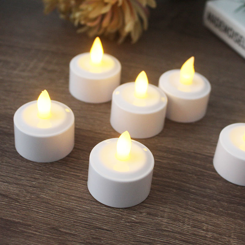 Wholesale Operated LED Plastic Religious Tears Flameless Mini Led Tea Lights Candles With  Flameless