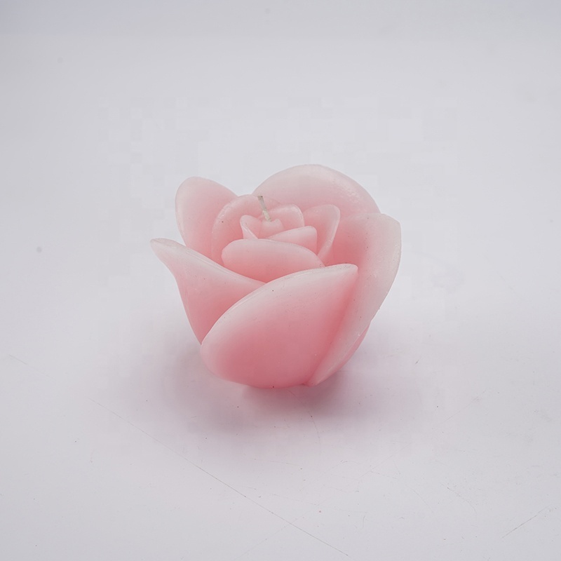 EVEN Hot Sale valentine Soy Wax Candle Rose Handmade Flower Floating Candle Flower Shape Handmade Scented Candle