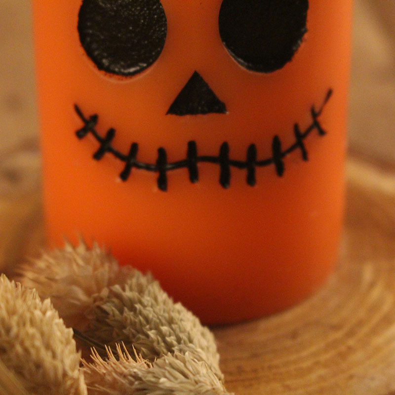 EVEN  Halloween Theme Candle,  Wholesale Handmade Custom Halloween Pillar Candle for Home Decorate