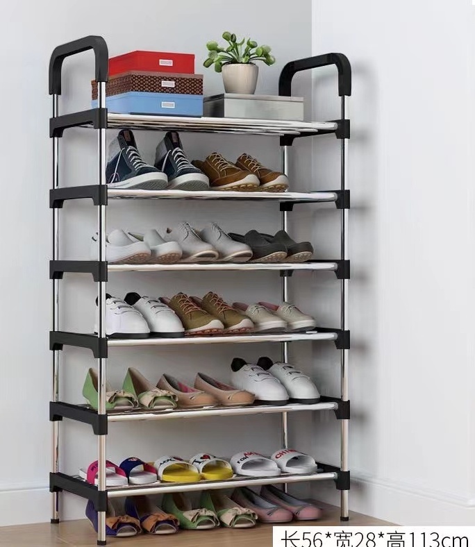 Best SALE shelf wholesale Taiwan household storage manufacturer DIY rotating 5 Tier Metal Revolving Shoe Rack