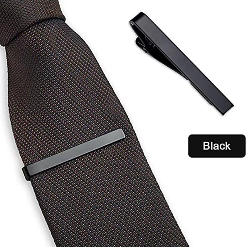 Tie Clip Copper material men's accessories silver gold Amazon fashion